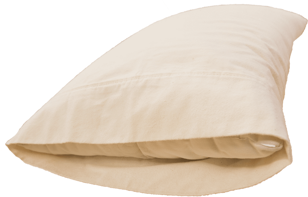 Organic 400-thread count pillowcases are hand-sewn to fit your desired pillow.